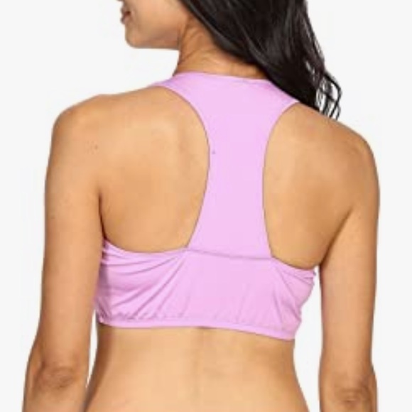 Soybu NWT XL Curacoa Scuba Crop Racerback Swim Top Hydrangea New - Picture 3 of 9